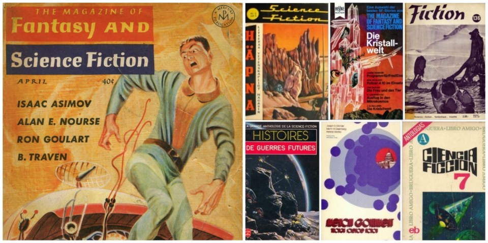 The Magazine of Fantasy & Science Fiction - April 1964 © Spoilgate Inc. (previously Mercury Press Inc.) / Fantasy & Science Fiction. Welcome comrade short story collage © All rights reserved.