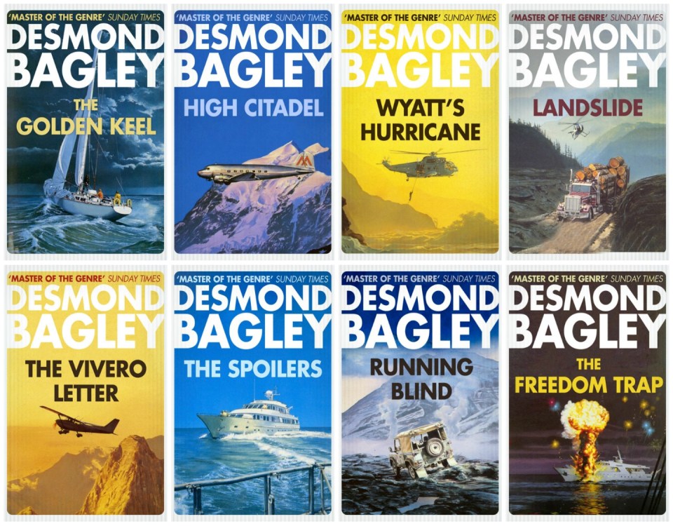 Desmond Bagley 2017 Harper Collins Crime Club re-issues