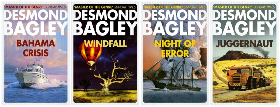 Desmond Bagley 2017 Harper Collins Crime Club re-issues