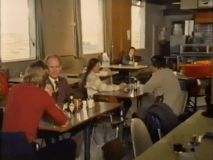 Desmond Bagley's Running Blind - Keflavik Airport Passenger Terminal © BBC Scotland