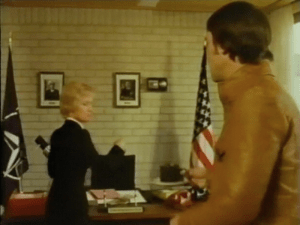 Desmond Bagley Running Blind - Nordlinger's office © BBC Scotland