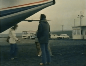 Desmond Bagley’s Running Blind - Husavik airport © BBC Scotland