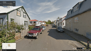 Desmond Bagley Running Blind - Holtsgata, Hafnarfjordur © Google