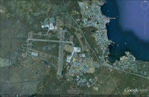 Desmond Bagley Running Blind - Keflavik Airport Passenger Terminal © 2013 Google