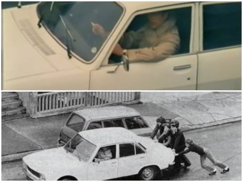 Running Blind filming scene in Lynghagi, Reykjavik June 1978.