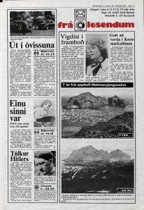 Desmond Bagley Running Blind Icelandic media article from Thodviljinn 23rd January 1980.