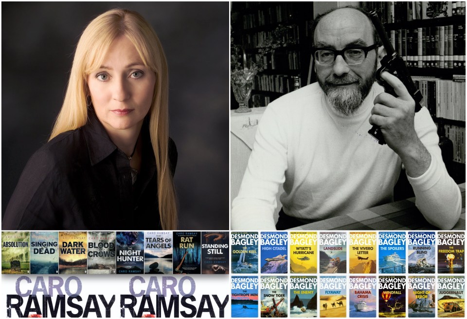 Speaking of Desmond Bagley: The Bagley Brief interviews author Caro Ramsay. Images © Caro Ramsay; © Bengt-Ove Tideman.