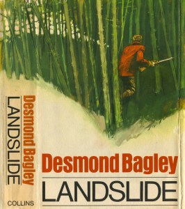Desmond Bagley - Landslide 1967 - Cover artist: Michel (Michael) Atkinson © HarperCollins Publishers.