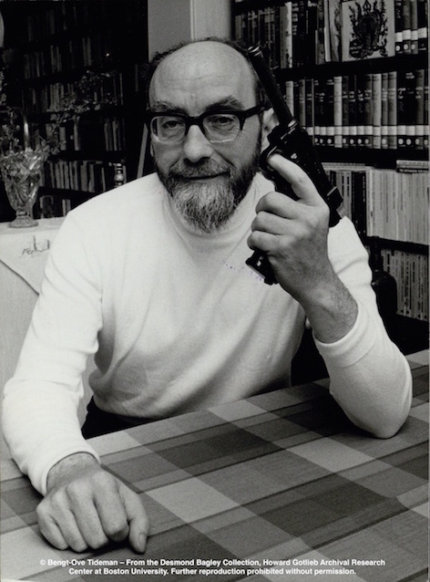 Desmond Bagley © Bengt-Ove Tideman – From the Desmond Bagley Collection, Howard Gotlieb Archival Research Center at Boston University. Further reproduction prohibited without permission.