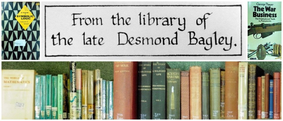 From the library of the late Desmond Bagley at the Guille-Alles Library © The Bagley Brief.