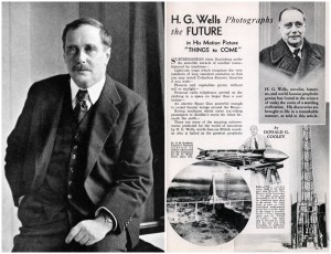 H.G.Wells an inspiration for the author Desmond Bagley © Wikimedia Commons.