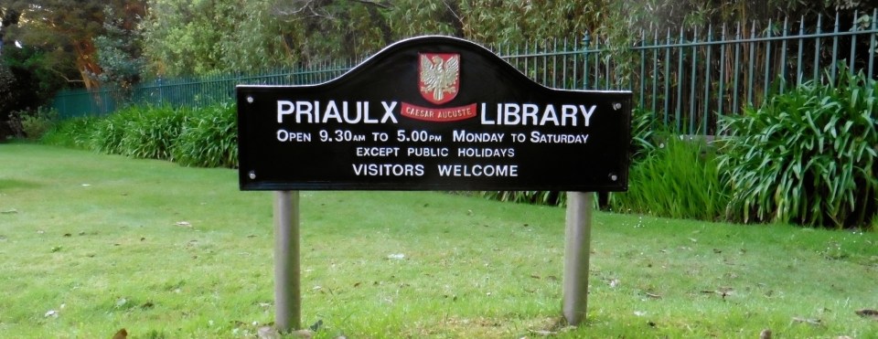 The Desmond Bagley Collection at the Priaulx Library, Candie House, Candie Gardens, St. Peter Port, Guernsey. © The Bagley Brief.