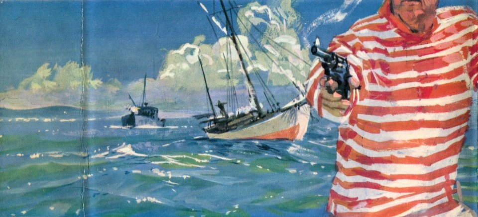 Desmond Bagley - The Golden Keel - 1963 - Cover artist: Renato Fratini © HarperCollins Publishers.