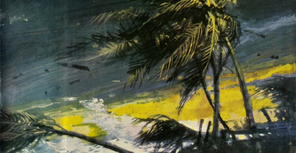 Desmond Bagley - Wyatt's Hurricane - 1966 - Cover artist: Pino Dell'Orco © HarperCollins Publishers.