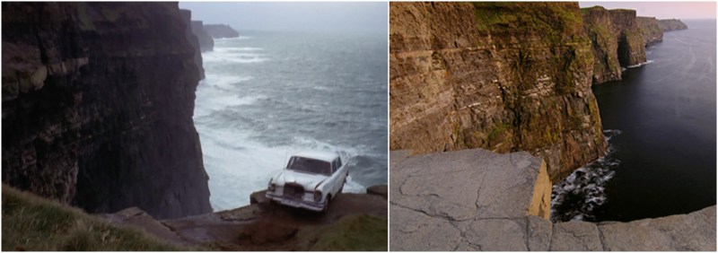 The Mackintosh Man - The Cliffs of Moher © Warner Bros 1973 & Jim Richardson, National Geographic.