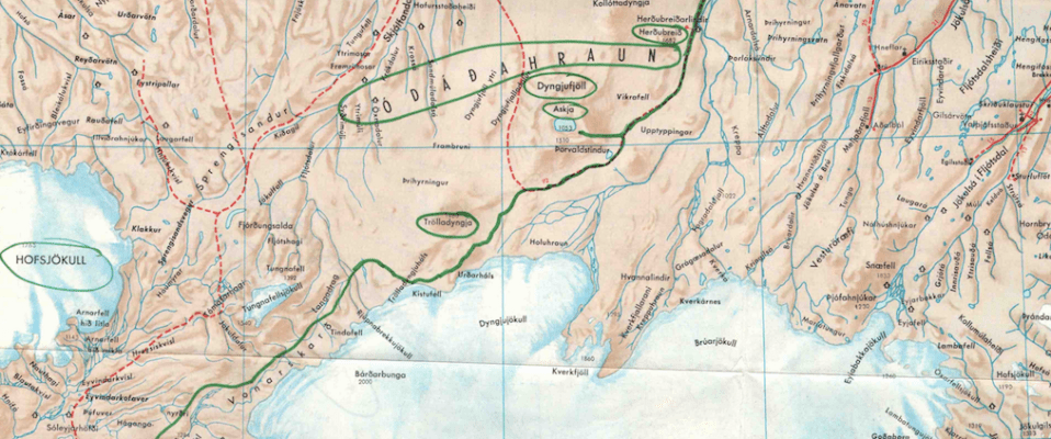Desmond Bagley's Running Blind route map © HarperCollins Publishers.